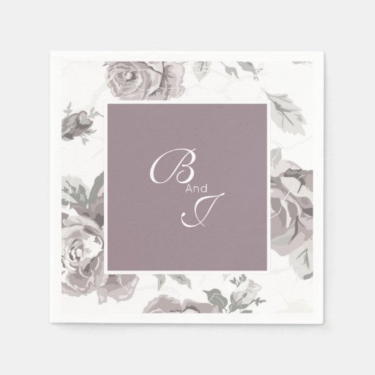 Dusty roos roze verlofpartij luiers servet (Voorkant)