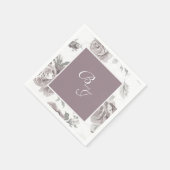 Dusty roos roze verlofpartij luiers servet (Hoek)