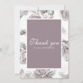 Dusty roos roze verlovingsfeest bedankt (Voorkant)