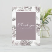 Dusty roos roze verlovingsfeest bedankt (Staand voorkant)