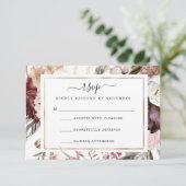 Dusty Roos RSVP Flyer Kaartje (Staand voorkant)