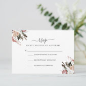 Dusty Roos RSVP Flyer Kaartje (Staand voorkant)