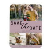 Dusty Roos Save the Date Wedding 3 Foto's Magneet (Verticaal)