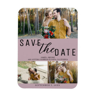 Dusty Roos Save the Date Wedding 3 Foto's Magneet
