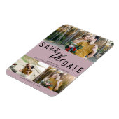 Dusty Roos Save the Date Wedding 3 Foto's Magneet (Linkerzijde)