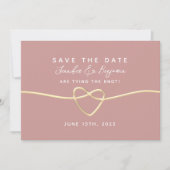 Dusty Roos Script Weddenschap Save The Date (Voorkant)