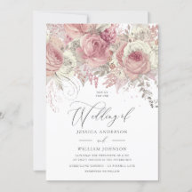 Dusty Roos Silver & Blush Enchanted Floral Wedding