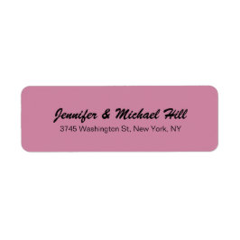 Dusty Roos Unique Creative Script Familienaam Etiket