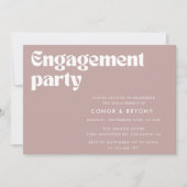 Dusty Roos verlovingsfeest Kaart (Voorkant)