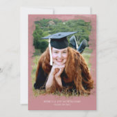 Dusty Roos waterverf foto afstuderen viering Kaart (Voorkant)