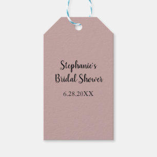 Dusty Roos Weddenschap Aangepast lichtroze Vrijgez Cadeaulabel