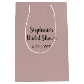 Dusty Roos Weddenschap Aangepast lichtroze Vrijgez Medium Cadeauzakje (Voorkant)