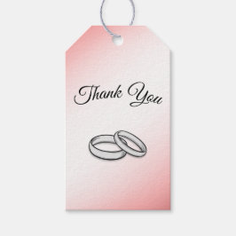 Dusty Roos Wedding Bedankt Cadeaulabel