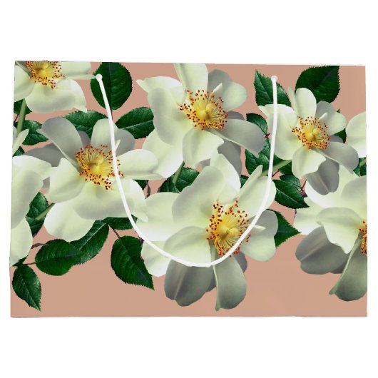 Dusty Roos - Wedding Gift Bag Groot Cadeauzakje (Achterkant)