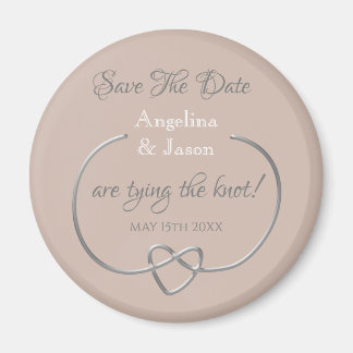 Dusty Roos Wedding Save the Date Invitation Magneet