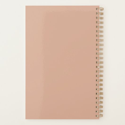 Dusty Rose 5.5x8.5 Weekly Planner (Achterkant)