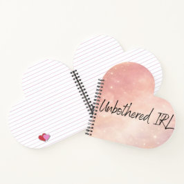 Dusty rose and moon milk AI art  Notitieboek