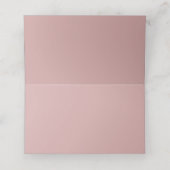 Dusty Rose Baby Blocks Blank Food Labels &  Plaatskaartje (Binnenkant ongevouwen)