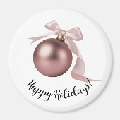 DUSTY ROSE CHIC HOLIDAYS MAGNET (Voorkant)