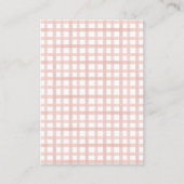 Dusty Rose Display Shower Card | Unwrapped Gifts  Informatiekaartje (Achterkant)