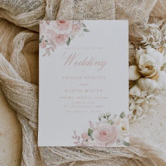 Dusty Rose Divine Blush Wedding  Kaart
