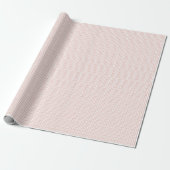 Dusty Rose Gingham Baby Shower Wrapping Paper Cadeaupapier (Uitgerold)