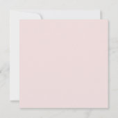 Dusty Rose Hortensia Save the Date Kaart (Achterkant)
