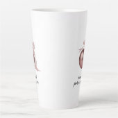 DUSTY ROSE LATTE MUG FOR CHIC HOLIDAY LATTE MOK (Voorkant)