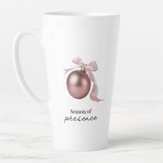 DUSTY ROSE LATTE MUG FOR CHIC HOLIDAY MOK