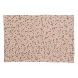 Dusty Rose Modern Farmhouse Daisy Buds Pattern Kussensloop