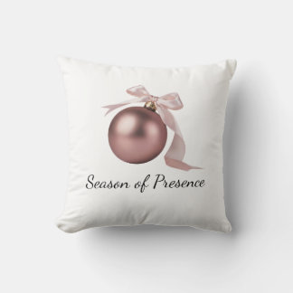 Dusty Rose Pillow | Holiday decor Kussen