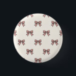 Dusty Rose Pink Ribbon Bows Coquette Birthday Part Ronde Button 3,2 Cm<br><div class="desc">Add a trendy, feminine touch to your celebration with this Dusty Rose Pink Ribbon Bows Coquette Birthday Party Button. Featuring a chic repeating bow pattern on a cream background, this pin-back button is the perfect accessory for the birthday girl, bridesmaids, or as a stylish party favor. It captures the popular...</div>