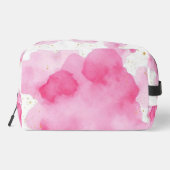 Dusty Rose Sprinkled Gold Mäppchen Beutel Toilettasje (Achterkant)
