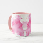 Dusty Rose Sprinkled Gold Mug Tasse Mok (Voorkant links)