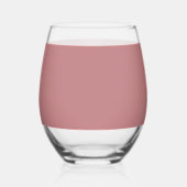 Dusty Rose Wijnglas Zonder Voet (Achterkant)