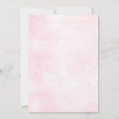 Dusty Roses Midzomer Floral Save the Date (Achterkant)