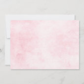 Dusty Roses Midzomer Floral Save the Date Kaart (Achterkant)