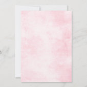 Dusty Roses Midzomer Floral Vrijgezellenfeest Kaart (Achterkant)