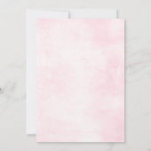 Dusty Roses Midzomer Floral Vrijgezellenfeest Kaart (Achterkant)