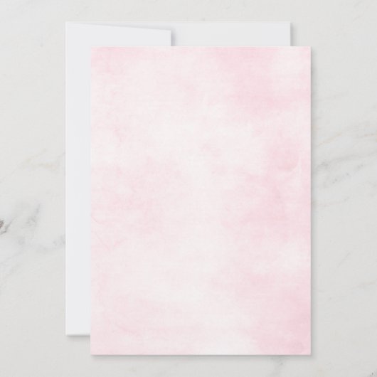 Dusty Roses Midzomer Floral Vrijgezellenfeest Kaart (Achterkant)