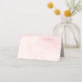 Dusty Roses Waterverf Place Card Plaatskaartje (Achterkant)