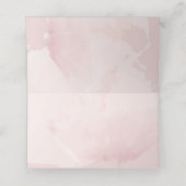 Dusty Roses Waterverf Place Card Plaatskaartje (Binnenkant ongevouwen)