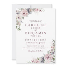 Dusty roze boho floral rustige bruiloft