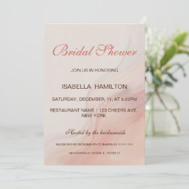 Dusty Roze Marmeren Script Kalligrafie Vrijgezelle Kaart