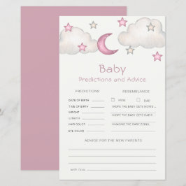 Dusty Roze Meisje Baby shower Voorspellingen & Adv
