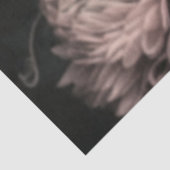 Dusty roze moody florals vrouwenachterportret tissuepapier (Detail)