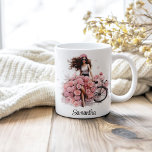 Dusty Roze Pioenrozen Mode Model Aangepaste Naam Koffiemok<br><div class="desc">Verhoog uw ochtendkoffieroutine met de elegante charme van onze Dusty Pink Peonies Mode Model Custom Name Coffee Mok. Deze verfijnde mok is voorzien van een prachtige afbeelding van een mode model versierd met delicate stoffige roze pioenrozen, mengen tijdloze mode met bloemige schoonheid. Het ontwerp toont een sierlijk mode model omringd...</div>