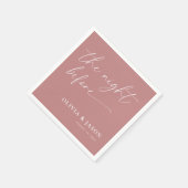 Dusty Roze repetitie diner Servet (Hoek)