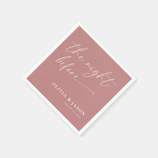 Dusty Roze repetitie diner Servet (Hoek)