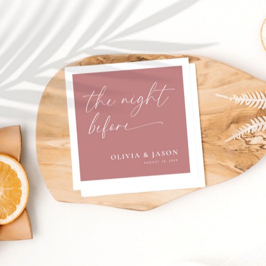 Dusty Roze repetitie diner Servet